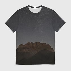 Футболка мужская Массив Метеген под звездами, цвет: 3D-принт