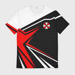 Футболка мужская Umbrella - red uniform, цвет: 3D-принт