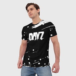 Футболка мужская Dayz брызги красок, цвет: 3D-принт — фото 2