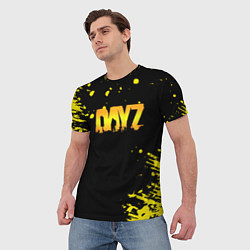 Футболка мужская Dayz краски желтые краски, цвет: 3D-принт — фото 2