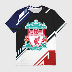 Футболка мужская Liverpool geometry sport, цвет: 3D-принт