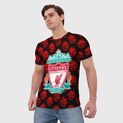 Футболка мужская Liverpool samurai, цвет: 3D-принт — фото 2