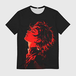 Футболка мужская Клинок, рассекающий демонов Танддиро, цвет: 3D-принт