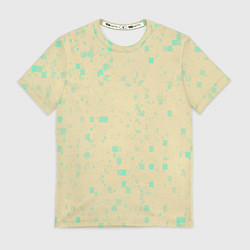Футболка мужская Color beige turquoise, цвет: 3D-принт