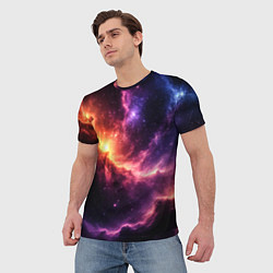 Футболка мужская Фантастические космические туманы, цвет: 3D-принт — фото 2