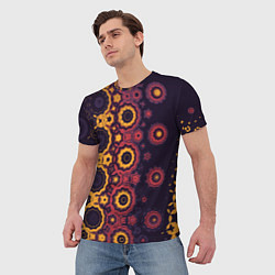 Футболка мужская Метаморфоза из персидских звезд, цвет: 3D-принт — фото 2