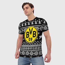 Футболка мужская Borussia x fortnite pattern, цвет: 3D-принт — фото 2