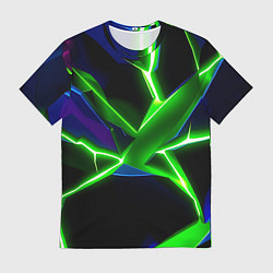 Футболка мужская Green glow, цвет: 3D-принт