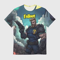 Футболка мужская Fallout седьмой, цвет: 3D-принт