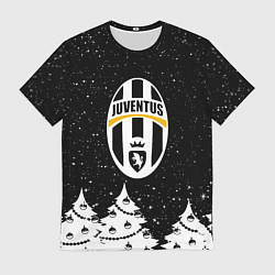 Футболка мужская Ювентус новый год, цвет: 3D-принт