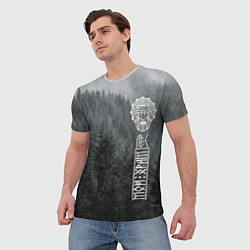 Футболка мужская Древние боги суровых лесов, цвет: 3D-принт — фото 2