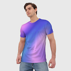 Футболка мужская Color multicolored gradient, цвет: 3D-принт — фото 2