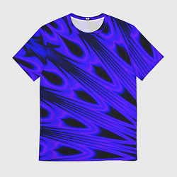 Футболка мужская Color neon blue, цвет: 3D-принт