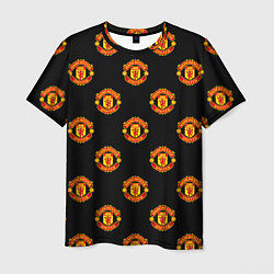 Футболка мужская Manchester United Pattern, цвет: 3D-принт