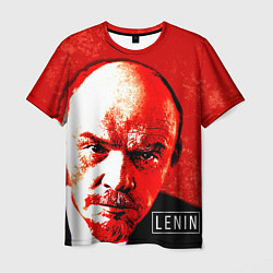 Футболка мужская Red Lenin цвета 3D-принт — фото 1