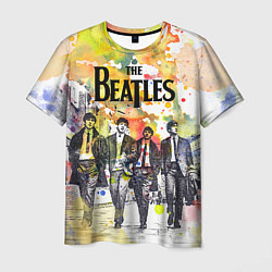 Футболка мужская The Beatles: Colour Spray, цвет: 3D-принт