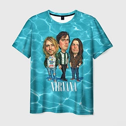 Футболка мужская Nirvana: Water, цвет: 3D-принт