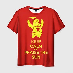 Футболка мужская Keep Calm & Praise The Sun, цвет: 3D-принт