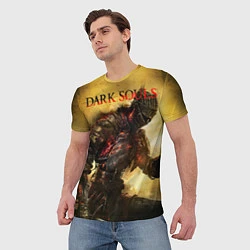 Футболка мужская Dark Souls: Braveheart, цвет: 3D-принт — фото 2