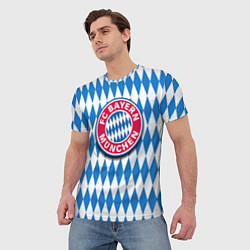 Футболка мужская FC Bayern Munchen, цвет: 3D-принт — фото 2
