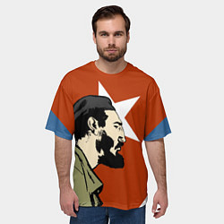 Футболка оверсайз мужская Куба, цвет: 3D-принт — фото 2