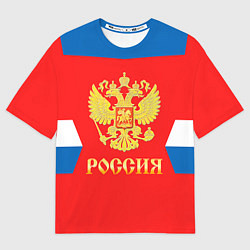 Мужская футболка оверсайз Сборная РФ: #8 OVECHKIN