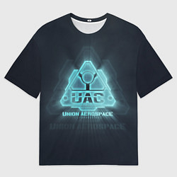 Футболка оверсайз мужская Union Aerospace corporation, цвет: 3D-принт