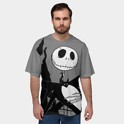 Футболка оверсайз мужская Джек: повелитель тыкв, цвет: 3D-принт — фото 2