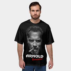 Футболка оверсайз мужская Arnold forever, цвет: 3D-принт — фото 2