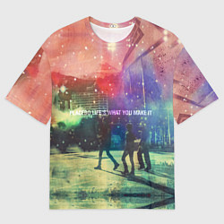 Футболка оверсайз мужская Placebo, цвет: 3D-принт