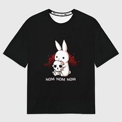 Футболка оверсайз мужская Череп, цвет: 3D-принт