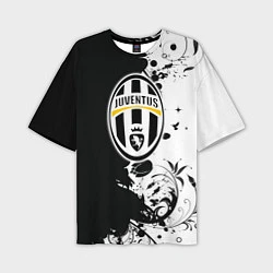 Футболка оверсайз мужская Juventus4, цвет: 3D-принт