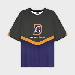 Мужская футболка оверсайз Digital Chaos Uniform