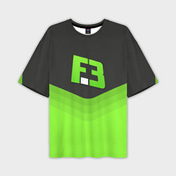 Футболка оверсайз мужская FlipSid3 Uniform, цвет: 3D-принт