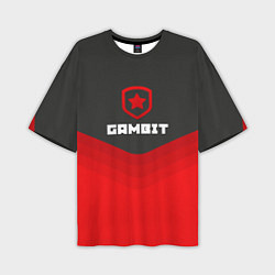 Мужская футболка оверсайз Gambit Gaming Uniform