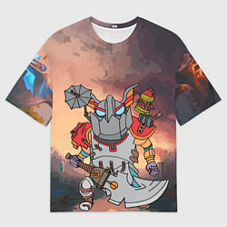 Футболка оверсайз мужская Фан Клокверк из Доты, цвет: 3D-принт