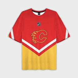 Мужская футболка оверсайз NHL: Calgary Flames