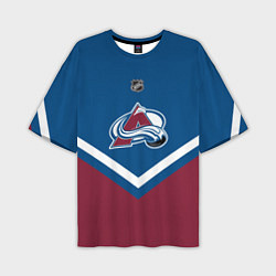 Мужская футболка оверсайз NHL: Colorado Avalanche