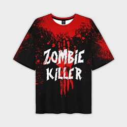 Мужская футболка оверсайз Zombie Killer