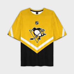 Мужская футболка оверсайз NHL: Pittsburgh Penguins