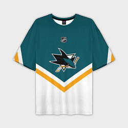 Мужская футболка оверсайз NHL: San Jose Sharks