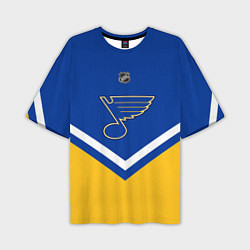 Мужская футболка оверсайз NHL: St. Louis Blues