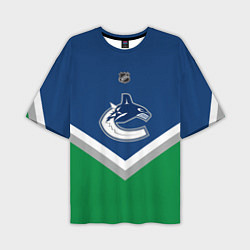 Мужская футболка оверсайз NHL: Vancouver Canucks