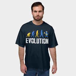 Футболка оверсайз мужская Vault Evolution, цвет: 3D-принт — фото 2