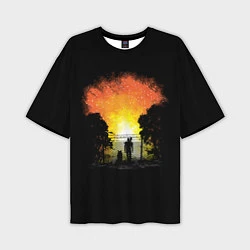 Мужская футболка оверсайз Wasteland Apocalypse