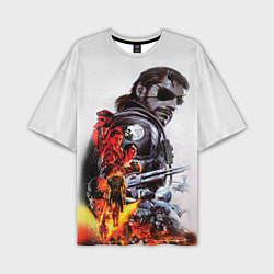 Мужская футболка оверсайз Metal gear solid 2