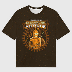 Футболка оверсайз мужская Steampunk Attitude, цвет: 3D-принт