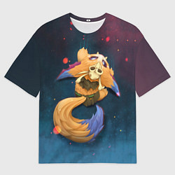 Мужская футболка оверсайз Лис