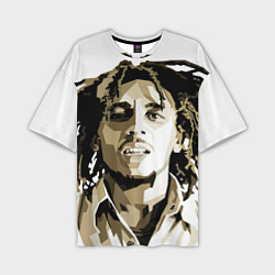 Мужская футболка оверсайз Bob Marley: Mono