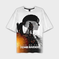 Мужская футболка оверсайз Rise of the Tomb Raider 1